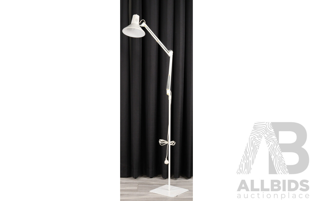 Vintage Articulated Floor Lamp by Luxo