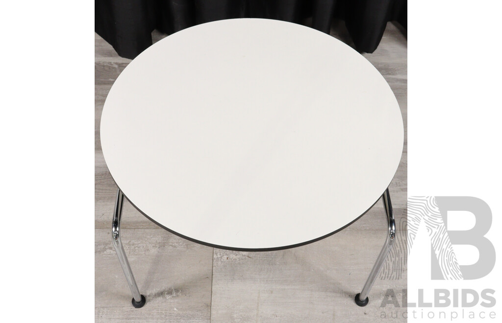 Modern White Painted Table Top Coffee Table