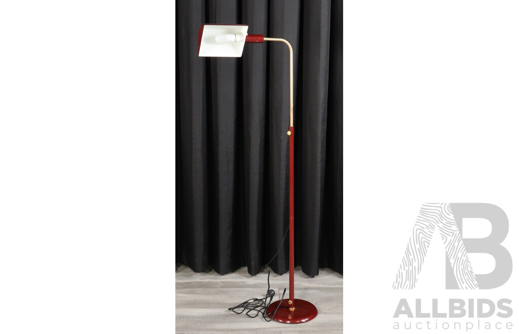 Retro Oslo 56 Floor Lamp with Adjustable Height, Tested Working