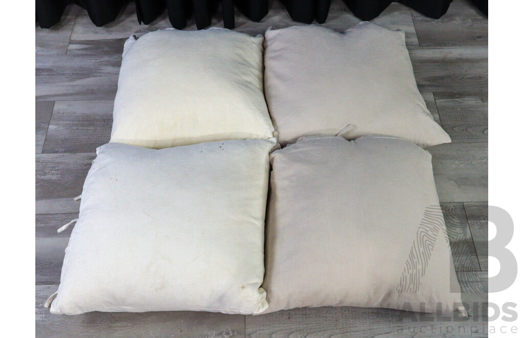 Set of Four Down Filled Cushions