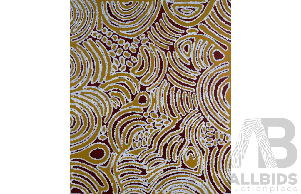 Artist Unknown (20th Century, Indigenous-Australian), Our Land, Acrylic on Canvas, 120 x 100 cm