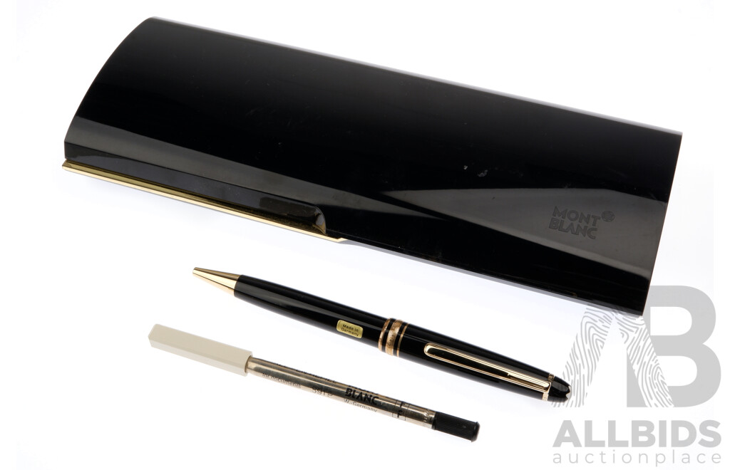 Montblanc Meisterstuck Retractable Ballpoint Pen and Refill in Presentation Box