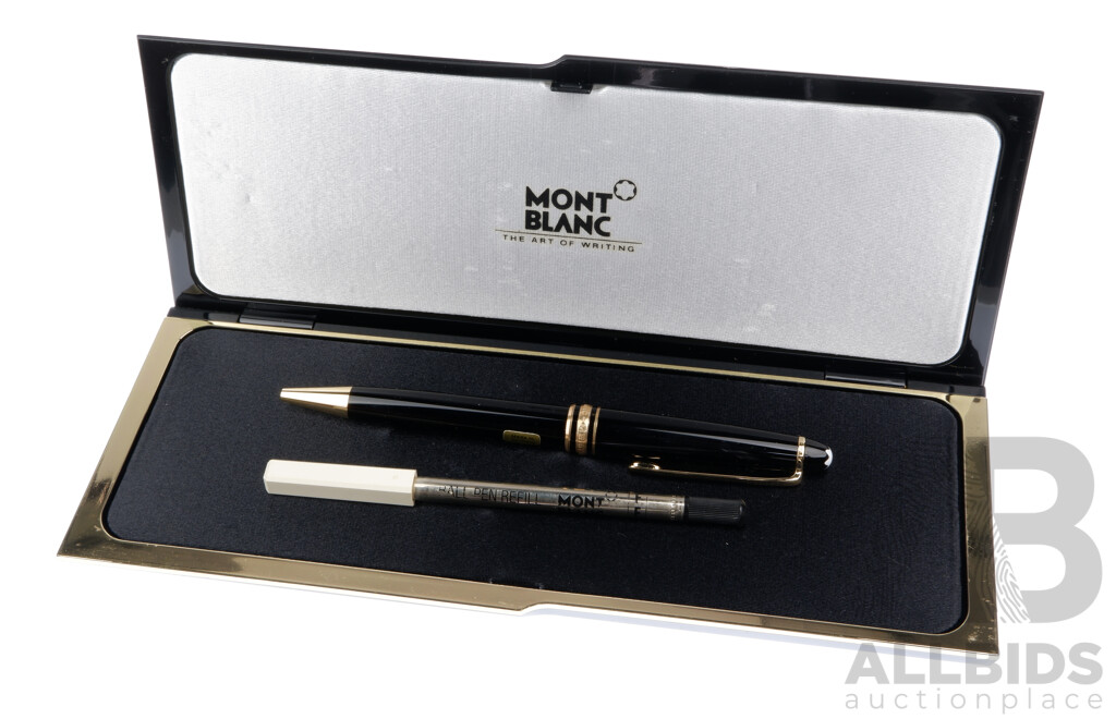 Montblanc Meisterstuck Retractable Ballpoint Pen and Refill in Presentation Box