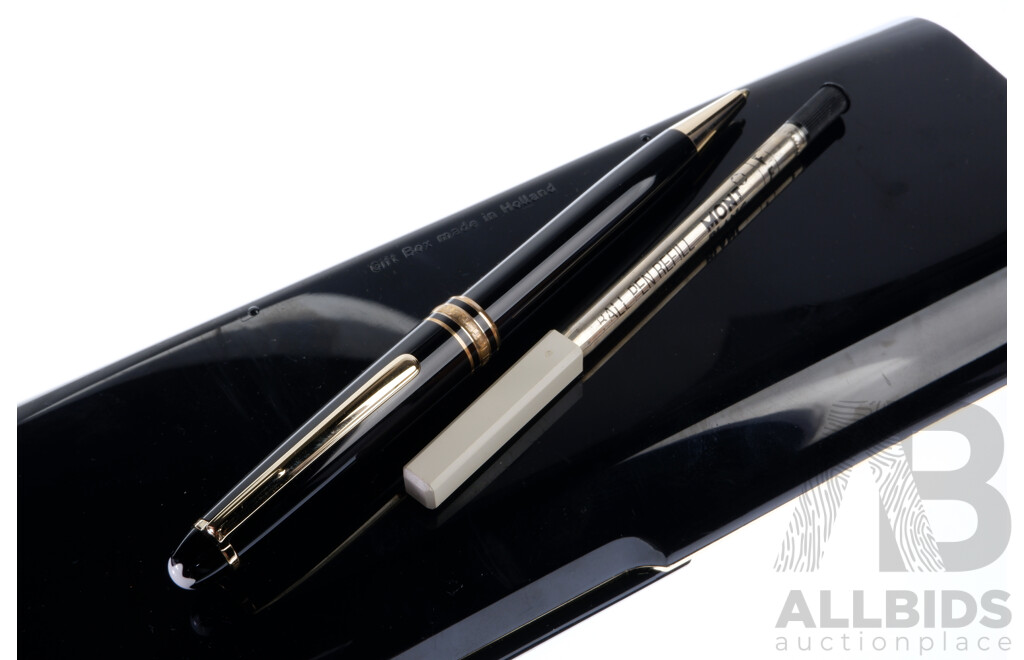 Montblanc Meisterstuck Retractable Ballpoint Pen and Refill in Presentation Box