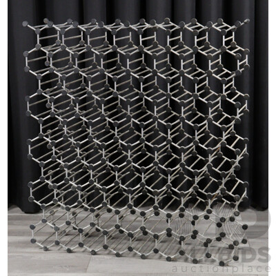 Modernist Metal Wine Rack