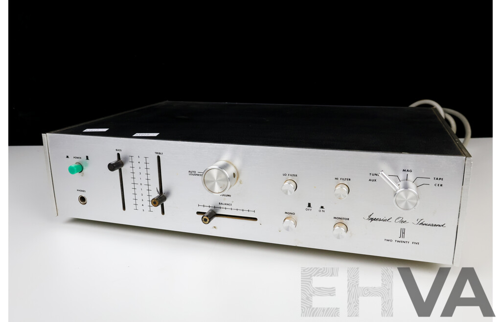 Vintage JH Two Twenty Five Imperial One Thousand Amplifier by Rota, Japan