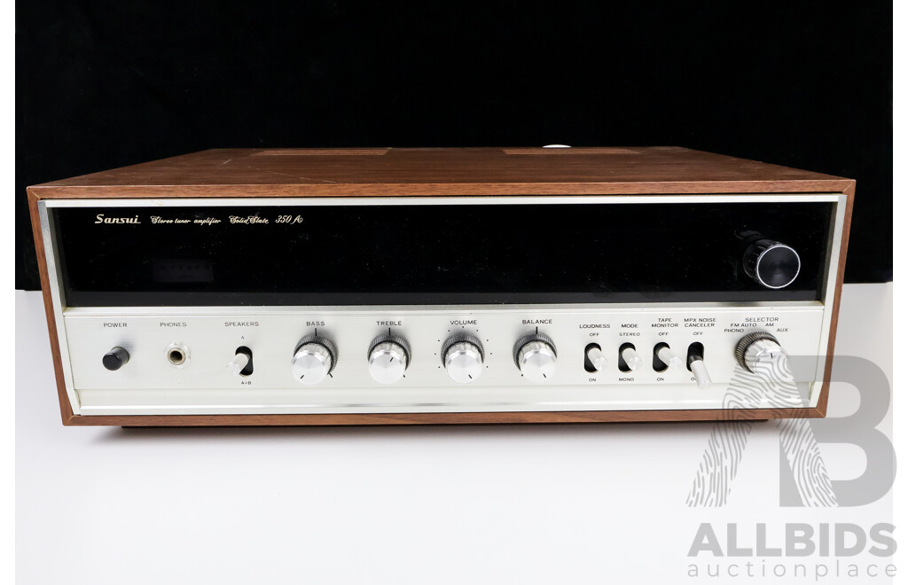 Sansui Solid State Stereo Tuner Amplifier 350A