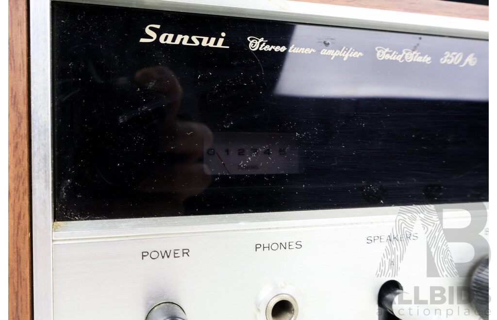 Sansui Solid State Stereo Tuner Amplifier 350A