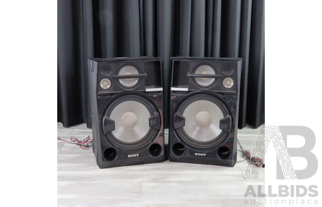 Pair of Sony SS-Shake77 Floor Speakers