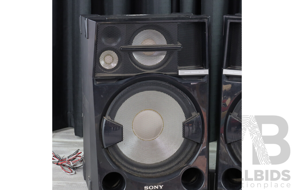 Pair of Sony SS-Shake77 Floor Speakers