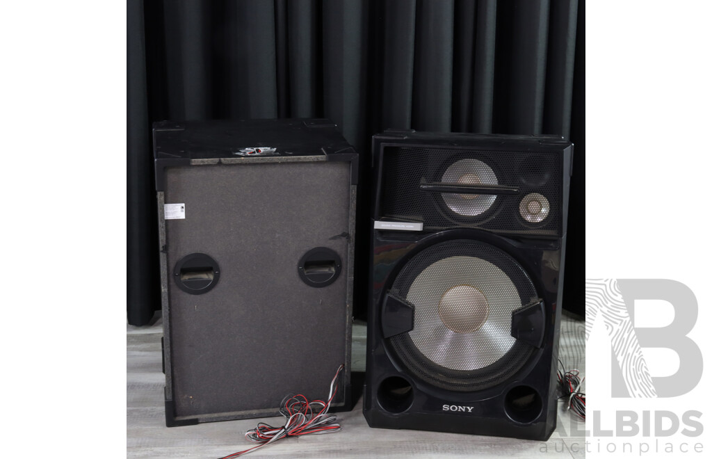 Pair of Sony SS-Shake77 Floor Speakers