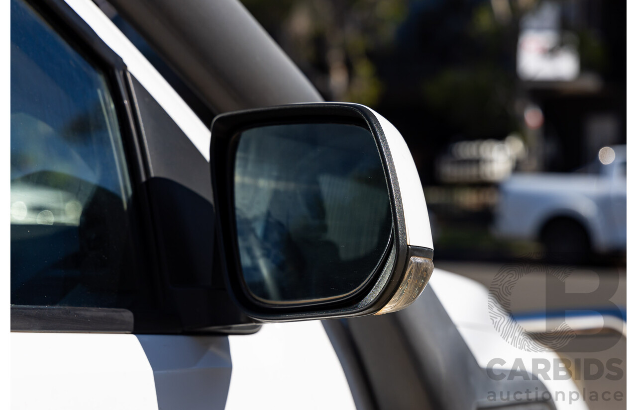 7/2013 Holden Colorado LX (4x4) RG Crew Cab P/Up White 2.8L