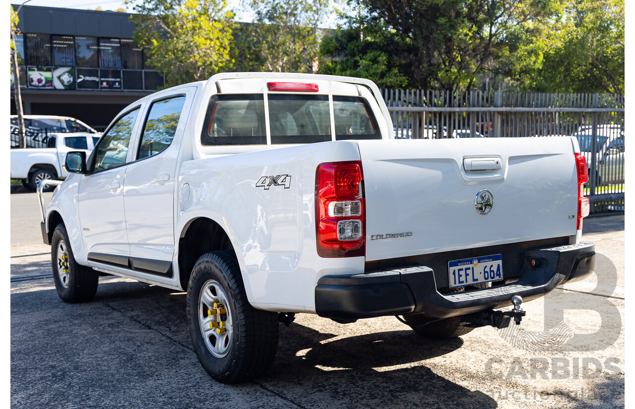 7/2013 Holden Colorado LX (4x4) RG Crew Cab P/Up White 2.8L