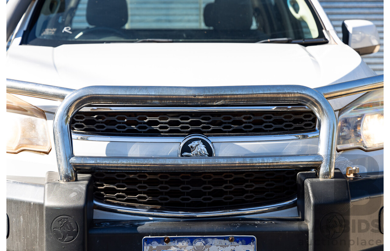 7/2013 Holden Colorado LX (4x4) RG Crew Cab P/Up White 2.8L