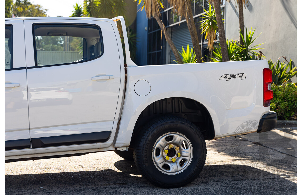 7/2013 Holden Colorado LX (4x4) RG Crew Cab P/Up White 2.8L