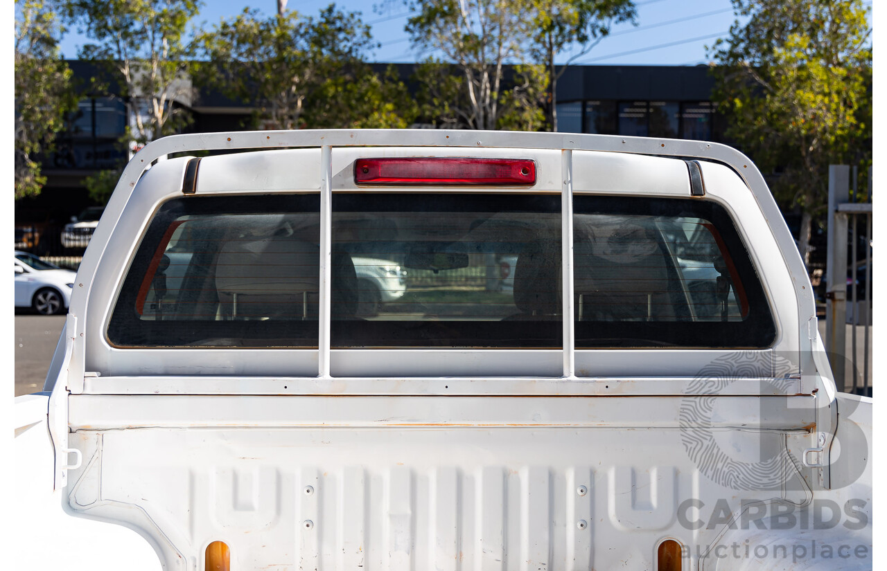 7/2013 Holden Colorado LX (4x4) RG Crew Cab P/Up White 2.8L