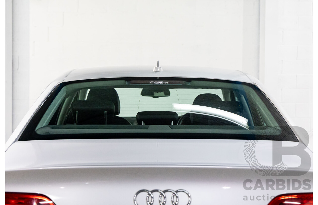 9/2008 Audi A4 3.0 TDI Quattro (AWD) B8 8K 4d Sedan Ice Silver Metallic Turbo Diesel V6 3.0L