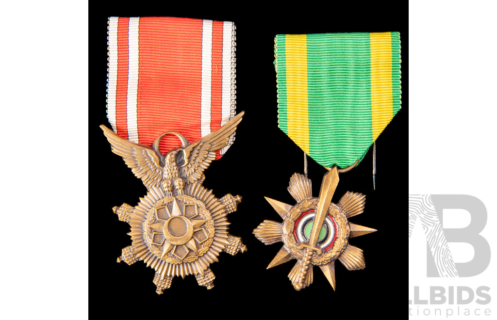Two Syrian War Medals, Order of Military Merit and Order of the Wounded