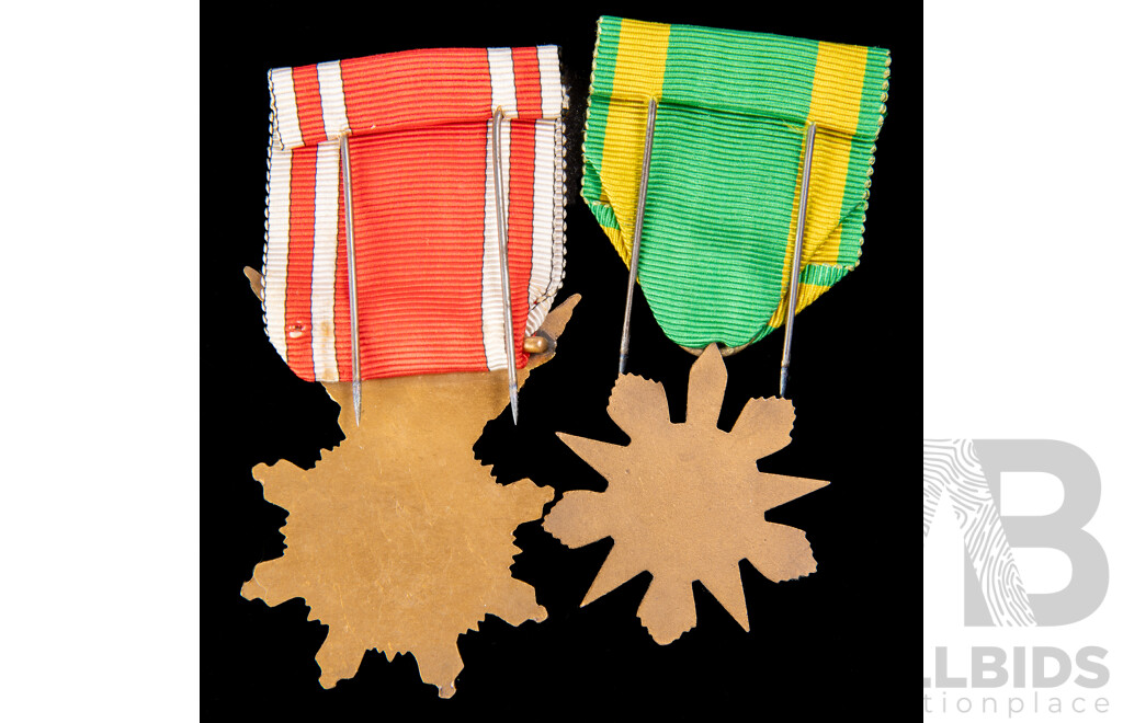 Two Syrian War Medals, Order of Military Merit and Order of the Wounded