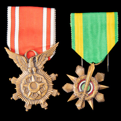 Two Syrian War Medals, Order of Military Merit and Order of the Wounded