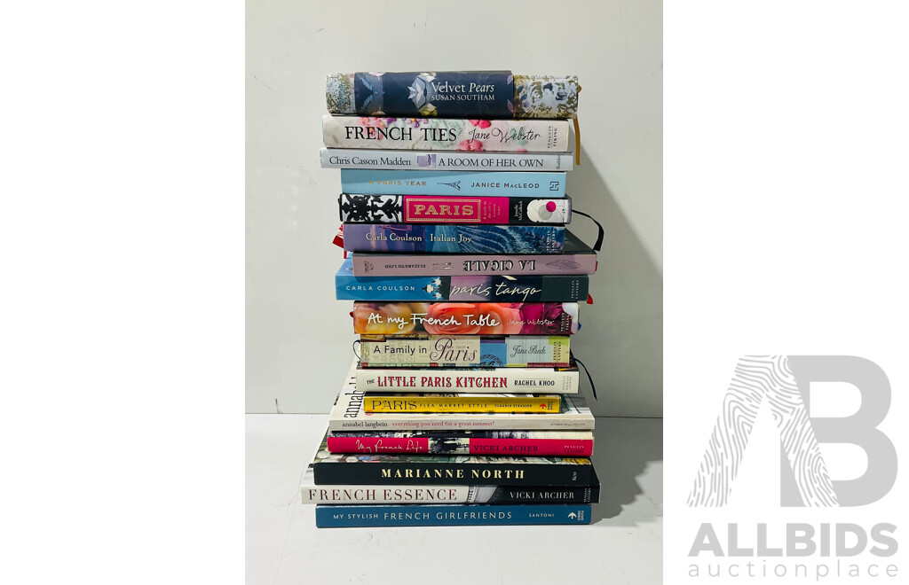 Collection Books Realting to French Style and Design Including Vicki Archer Titles and More