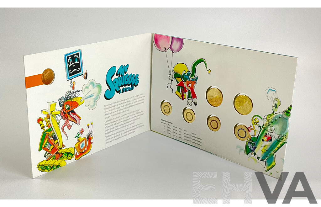 Australian RAM 2019 Commemorative Coin Collection, Mr Squiggle & Friends