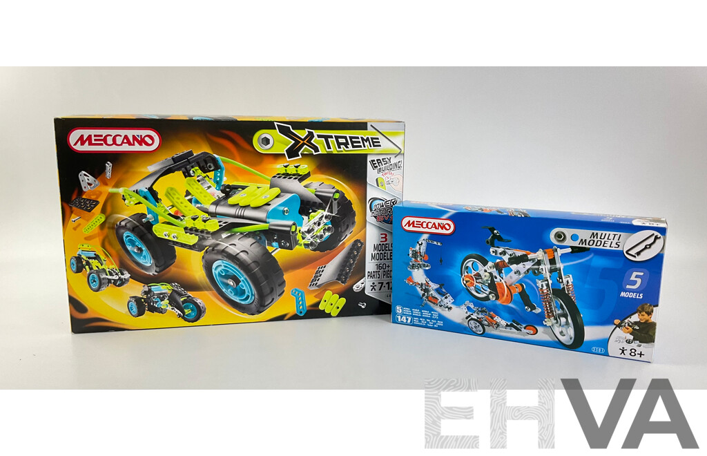 Meccano Multimodels 3501 and Xtreme 6820