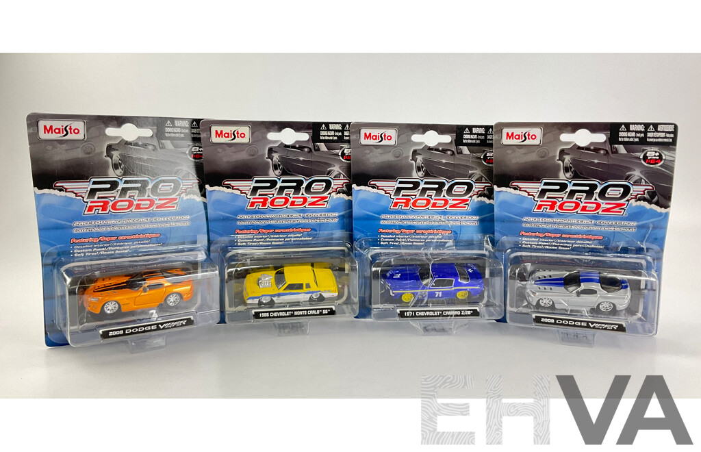Maisto Pro Rodz Four Boxed Diecast Maisto Pro Rodz Including