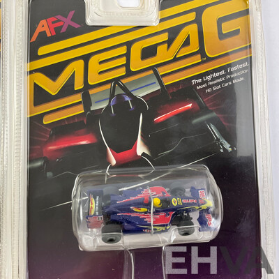 Boxed AFX Mega G Highway Patrol, AMJ and Full Tilt Formula One Cars