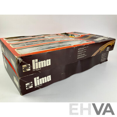 Two Boxed Lima HO Scale Battery Operated Train Sets, Locomotives Southern 4572 and X201