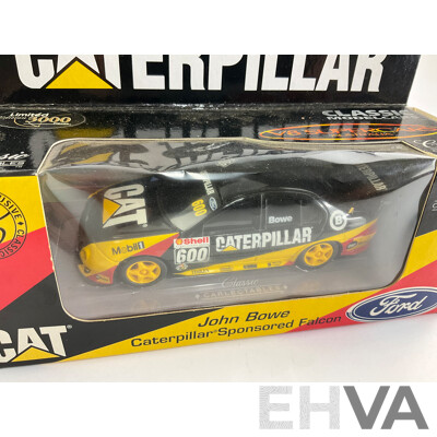Classic Carlectables Diecast V8 Super Cars, 2002 VX Commodore Team Kiwi Racing and John Bowe Falcon