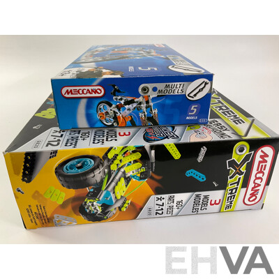 Meccano Multimodels 3501 and Xtreme 6820