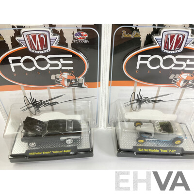 Castline Diecast M2 Machines Foose Design and Detroit Muscle Including 1967 'Cherry Nova' and 1969 Dodge Charger Daytona - 1:64 Scale