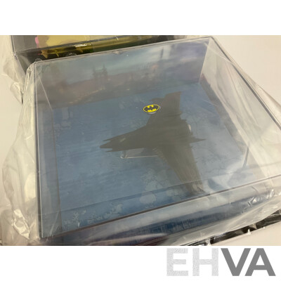 Batman Automobilia Cars and Booklets in Sealed Bags, Numbers 75, 76, 77, 78 ,79