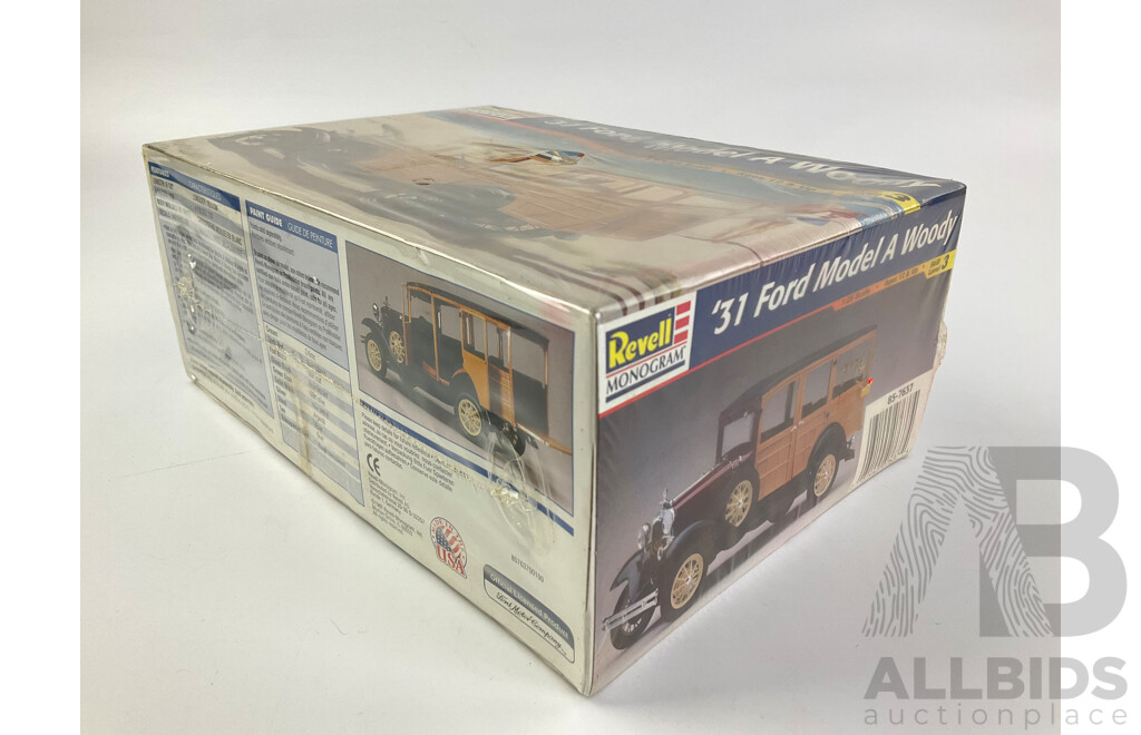 Vintage Revell 1931 Ford Model 'A' Woody in Sealed Box - 1:25 Scale