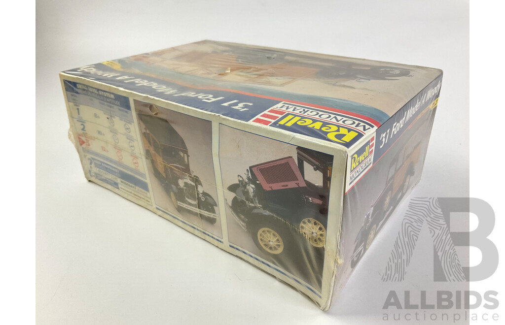 Vintage Revell 1931 Ford Model 'A' Woody in Sealed Box - 1:25 Scale