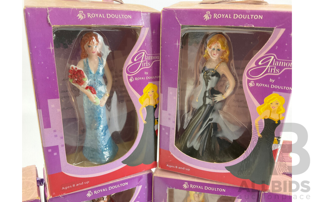 Six Boxed Royal Doulton Glamour Girls - Complete Set