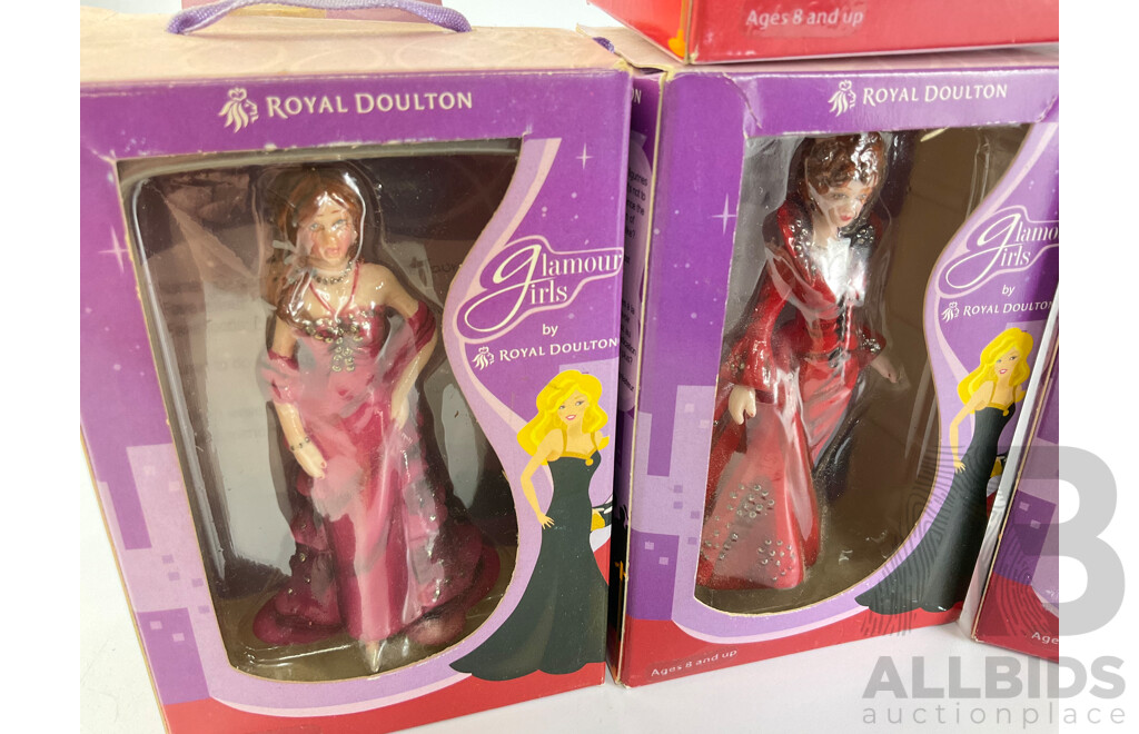 Six Boxed Royal Doulton Glamour Girls - Complete Set