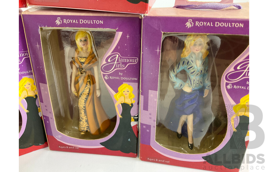 Six Boxed Royal Doulton Glamour Girls - Complete Set