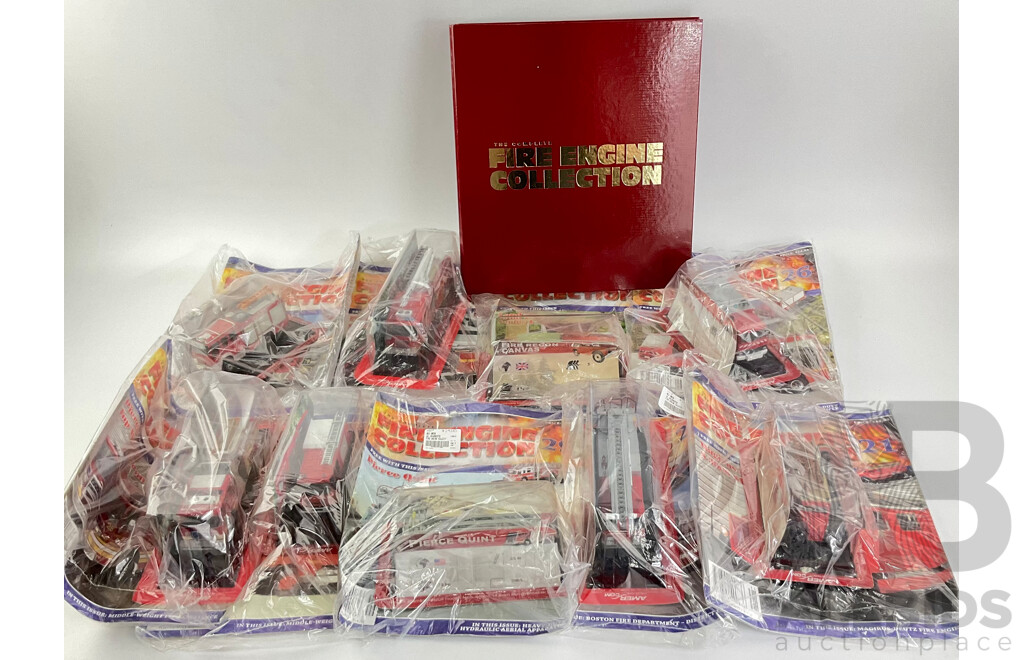 The Fire Engine Collection Magazines and Model Fire Engines in Original Packaging, Editions 21 Consecutive to 29