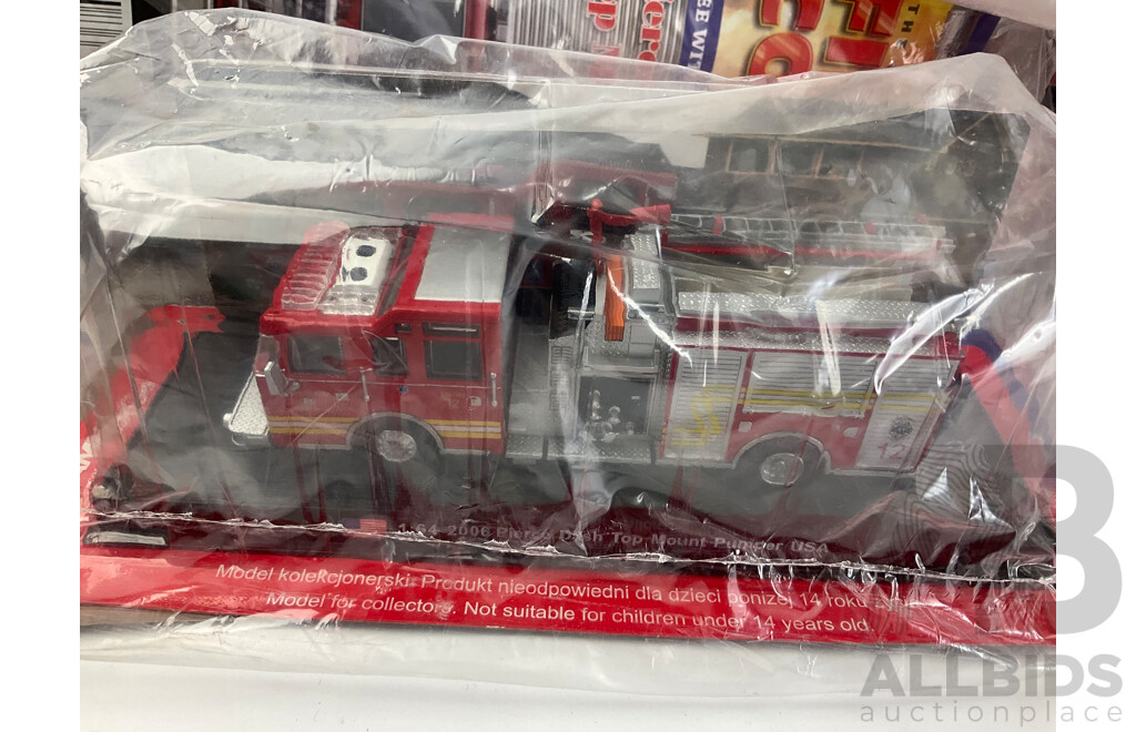 The Fire Engine Collection Magazines and Model Fire Engines in Original Packaging, Editions 21 Consecutive to 29