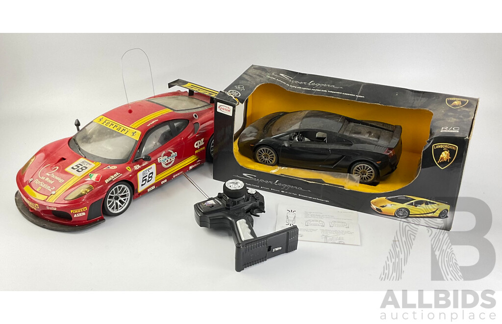 MJX R/C Remote Controlled Ferrari and Rastar Lamborghini