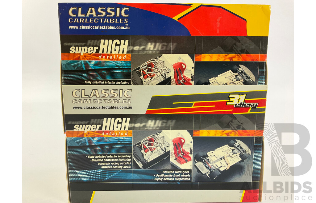 Classic Carlectables Diecast V8 Super Cars, 2004 Ford BA Super Cheap Racing and 2004 Ford BA Stone Brothers Racing