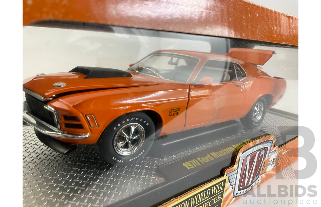 M2 Machines Detroit-Muscle Diecast 1970 Ford Boss 429 Mustang, Limited Production - 1:24 Scale