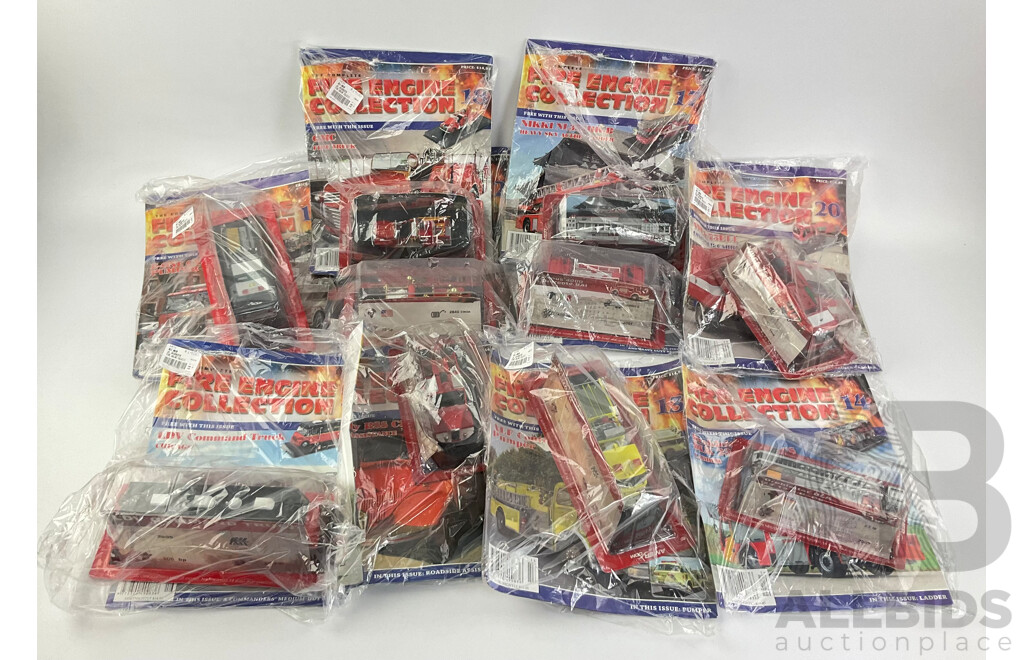 The Fire Engine Collection Magazines and Model Fire Engines in Original Packaging, Editions 11 Consecutive to 20