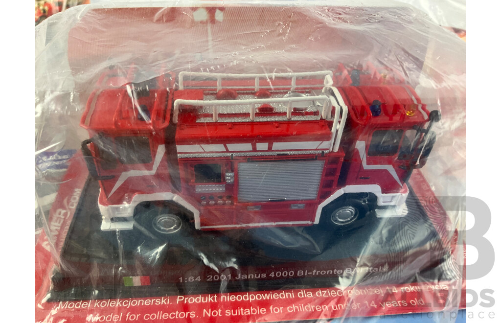 The Fire Engine Collection Magazines and Model Fire Engines in Original Packaging, Editions 11 Consecutive to 20