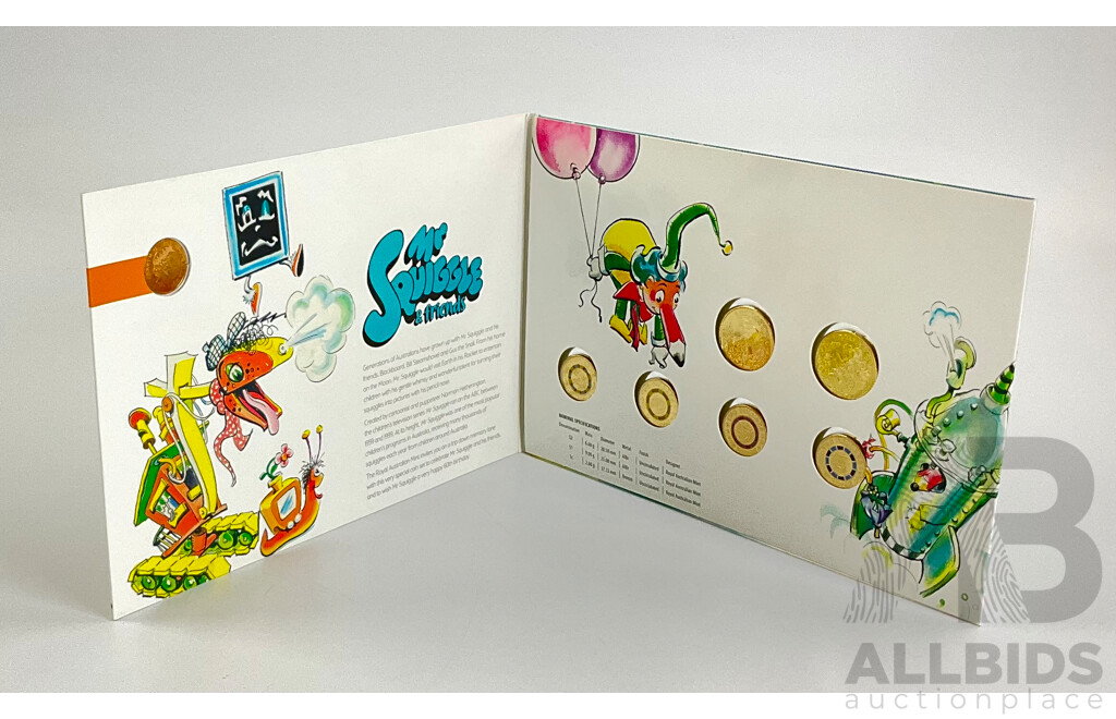 Australian RAM 2019 Commemorative Coin Collection, Mr Squiggle & Friends