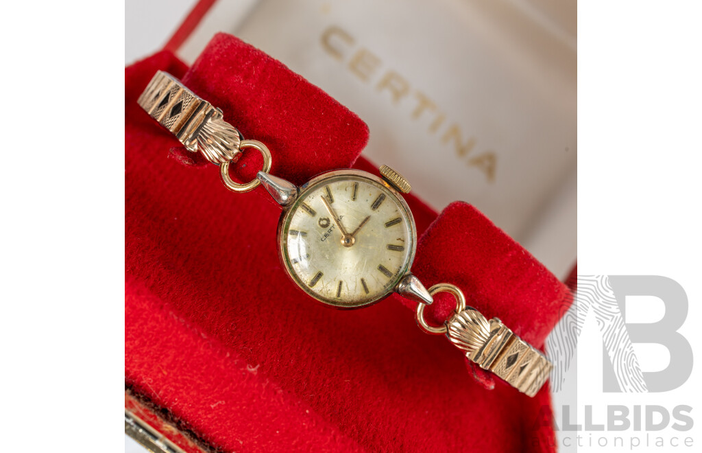 Certina Vintage Petite Ladies Watch, 12mm, 0804 012, with Original Presentation Box