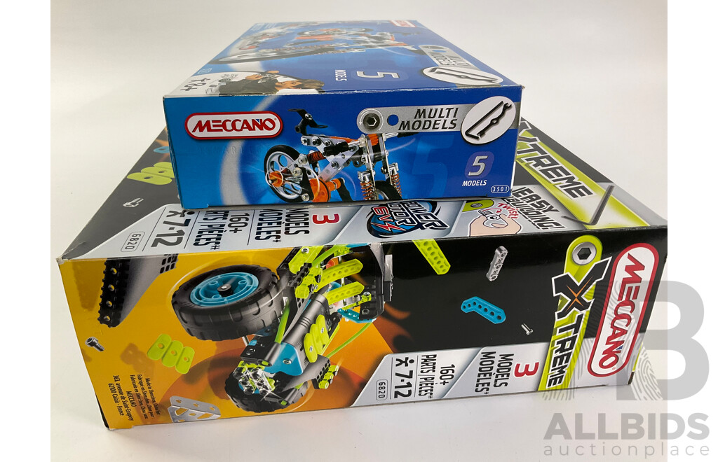 Meccano Multimodels 3501 and Xtreme 6820