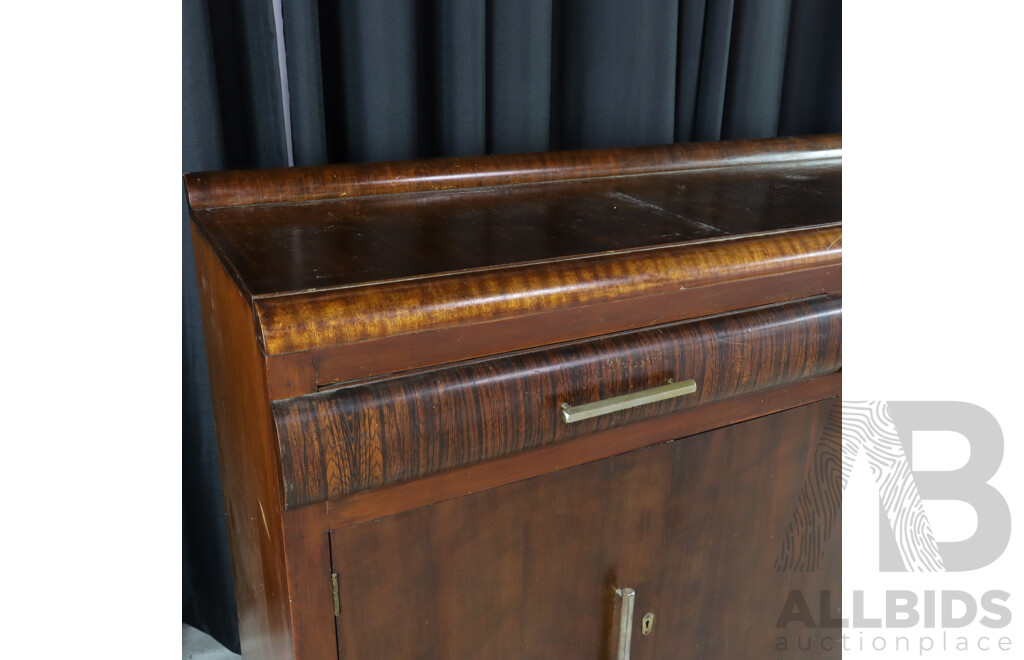 Art Deco Veneered Sideboard